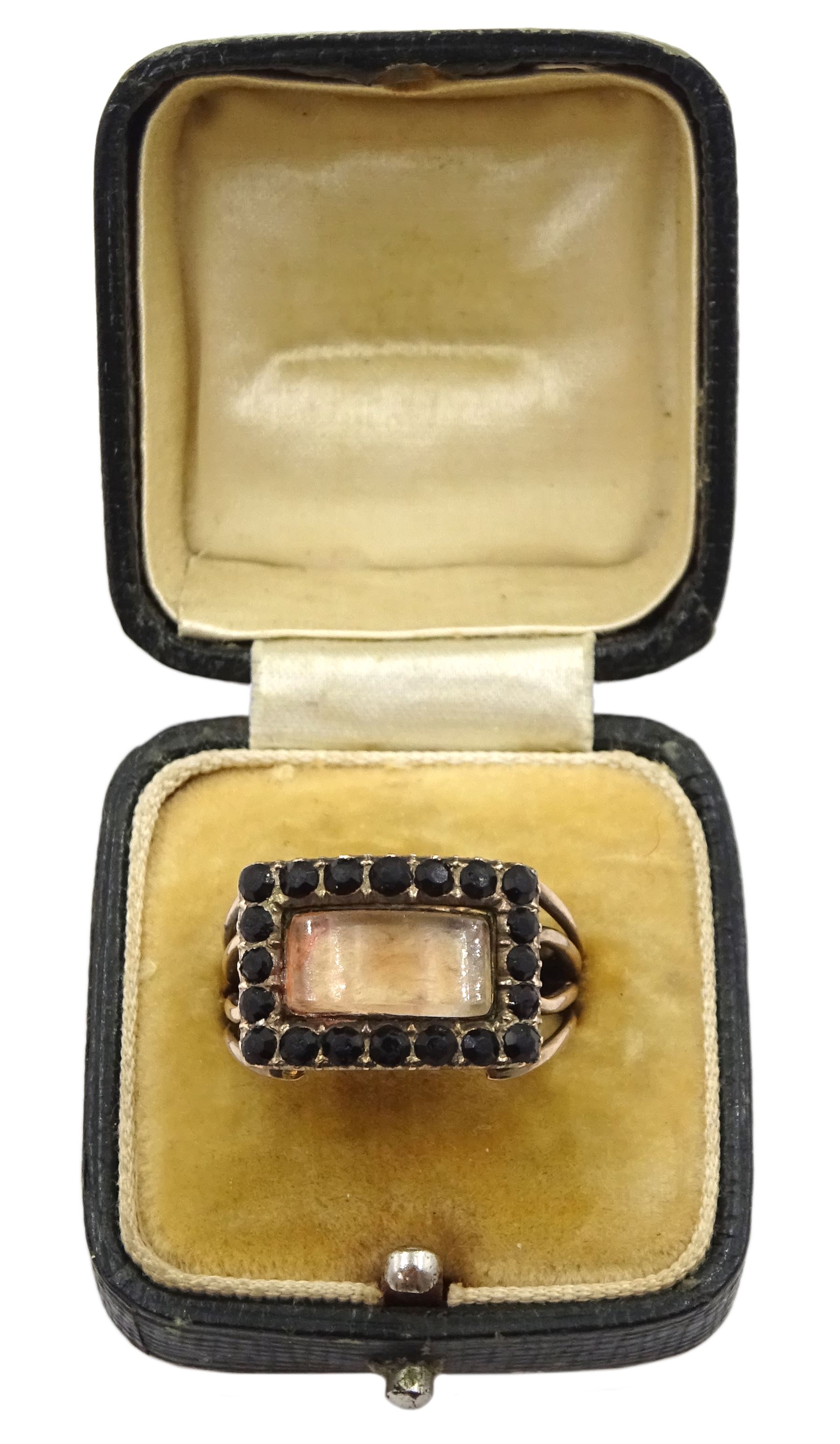 George III gold mourning ring - Image 5 of 5