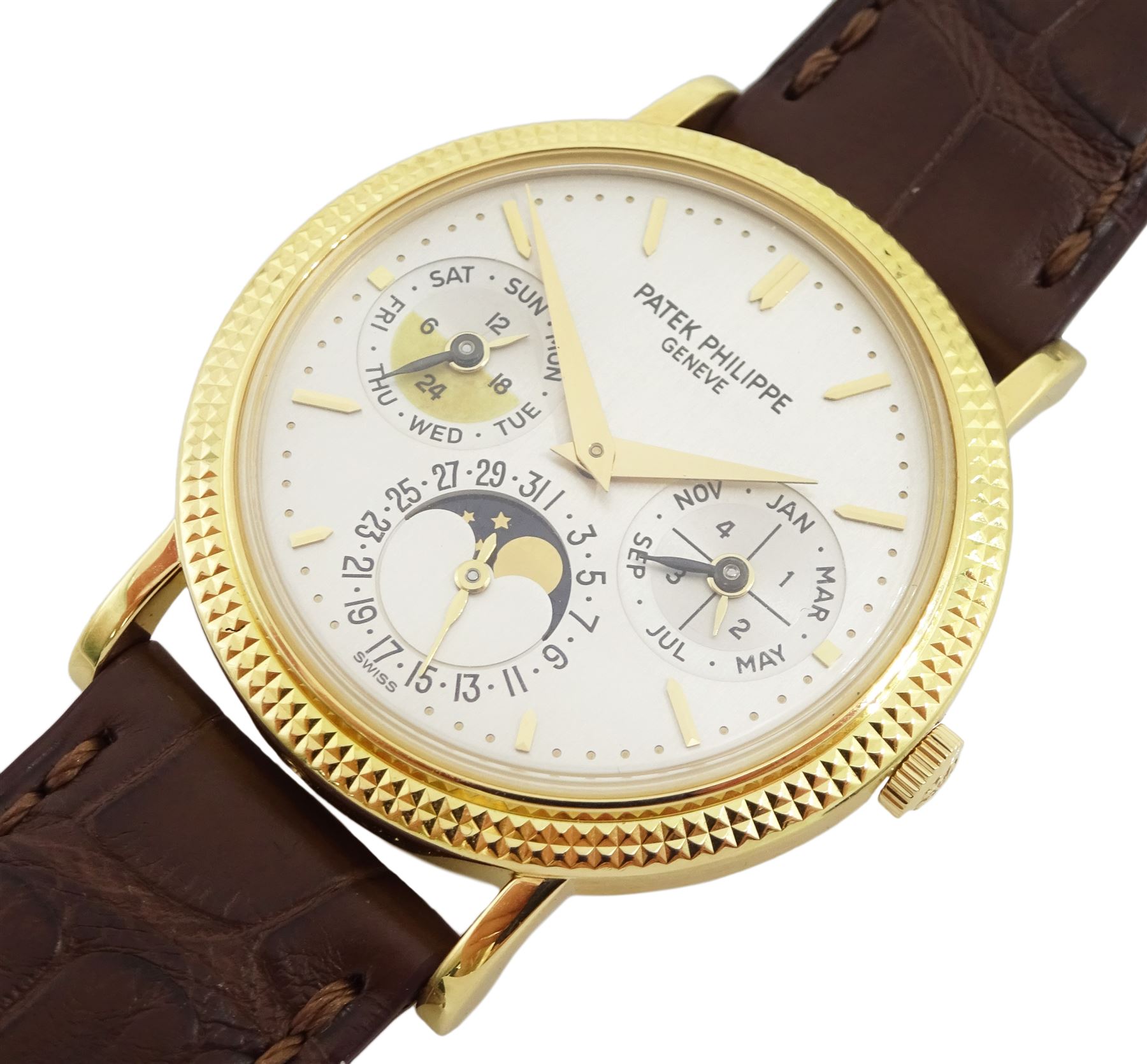 Patek Philippe 18ct gold perpetual calendar automatic wristwatch - Image 2 of 21