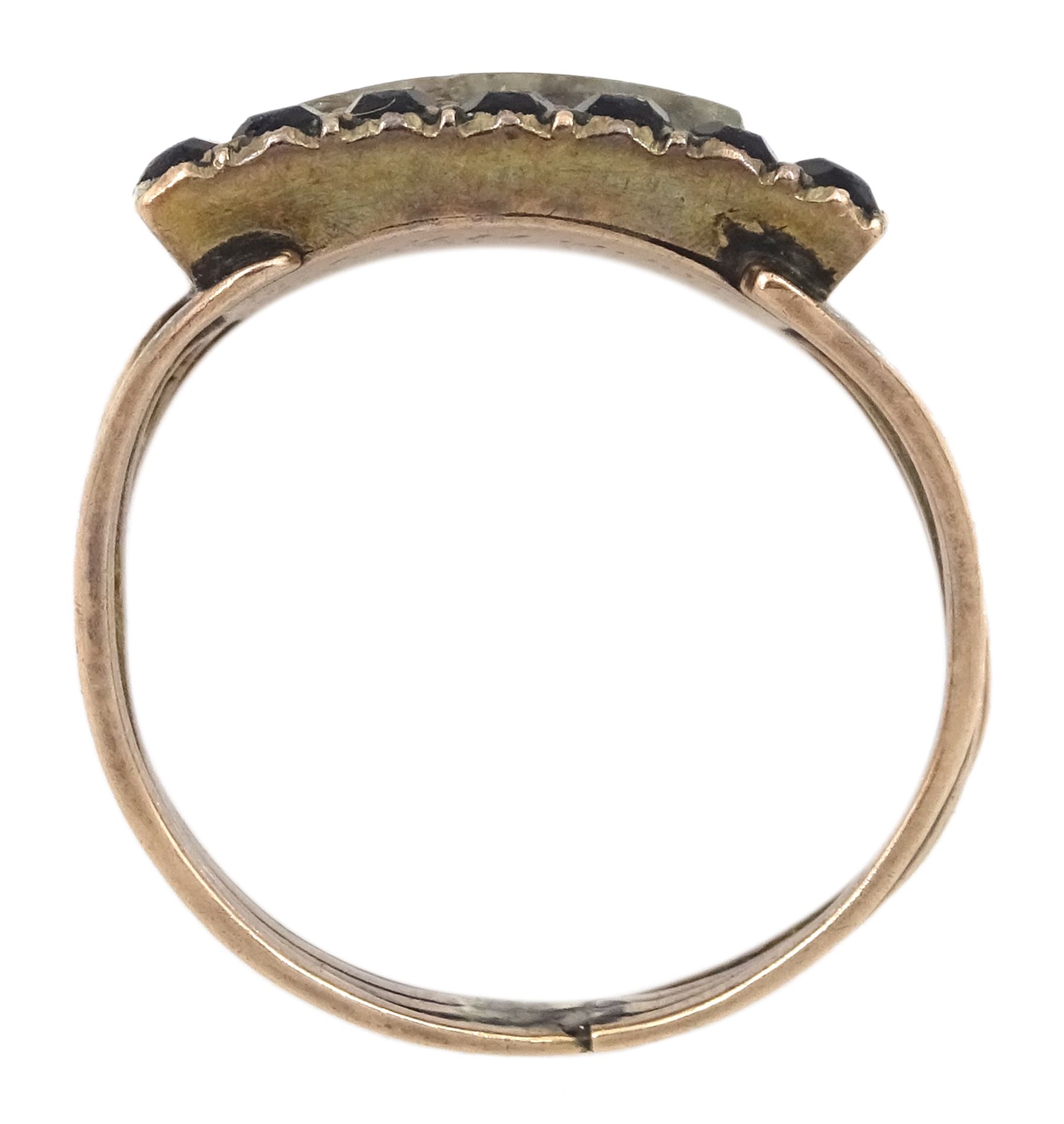 George III gold mourning ring - Image 4 of 5