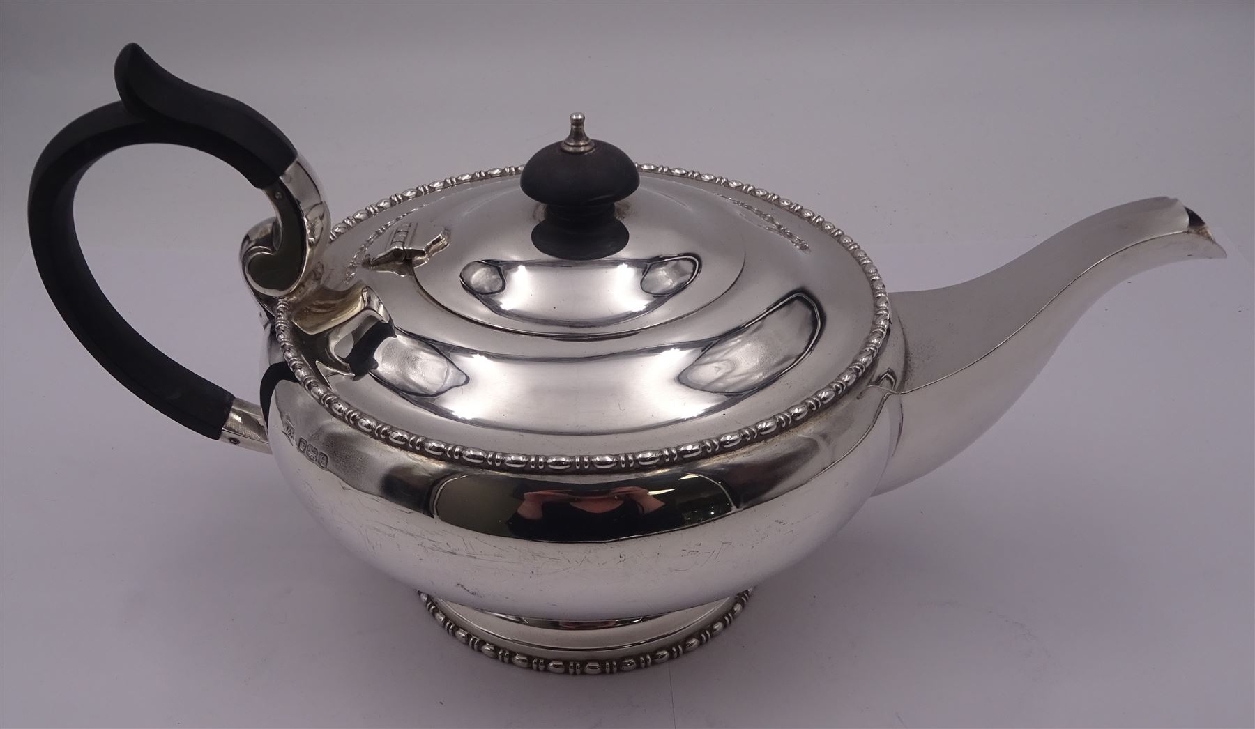 1920's silver teapot - Bild 2 aus 4