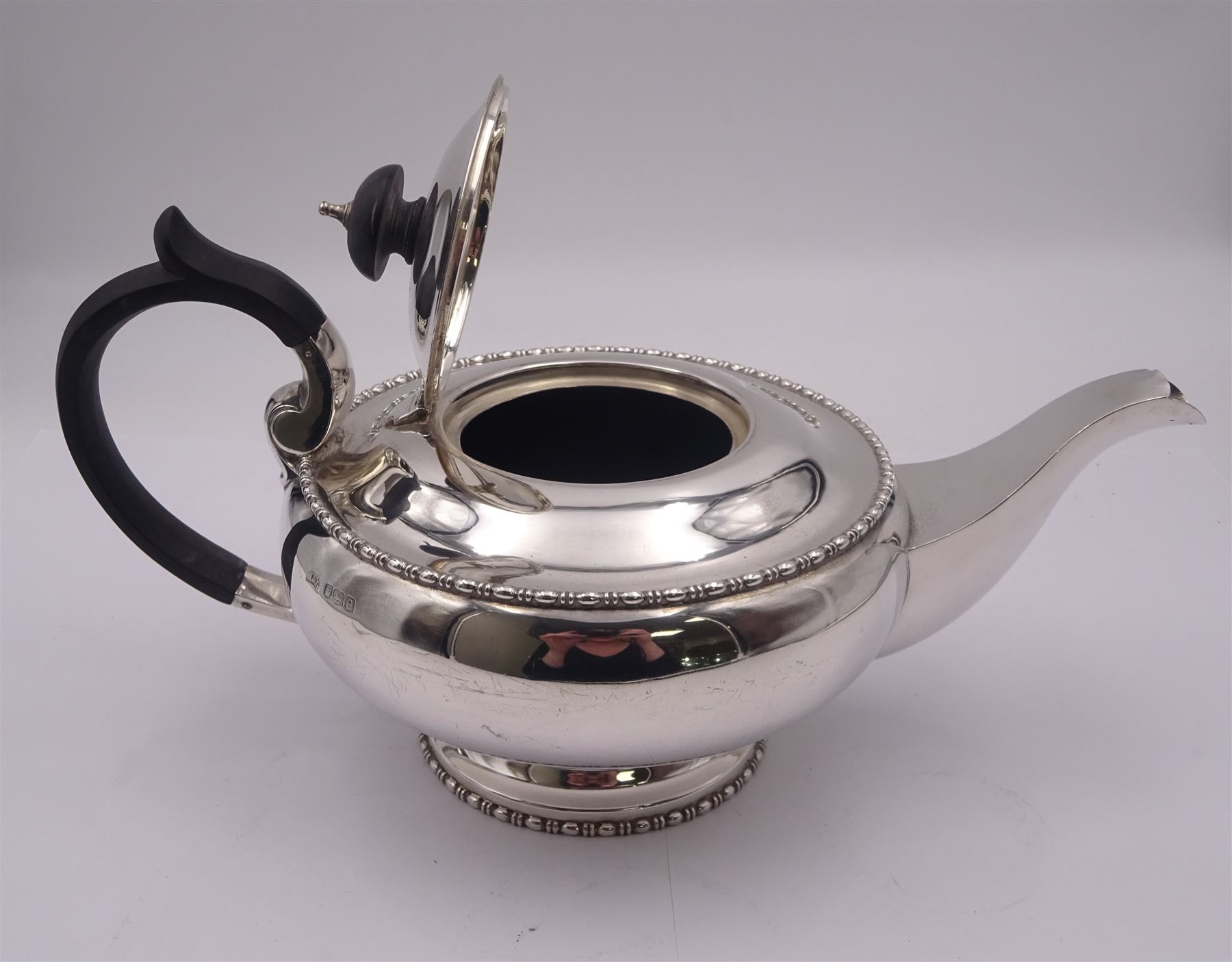 1920's silver teapot - Bild 3 aus 4