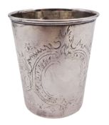 Early 20th century Russian silver beaker