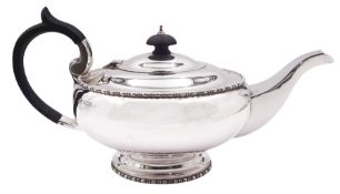1920's silver teapot