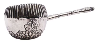 Late 19th century American silver strainer