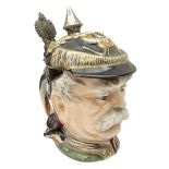 Otto Von Bismarck figural 0.5l stein