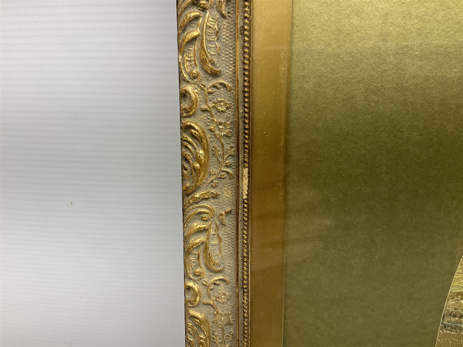 Regency silkwork in gilt frame - Image 2 of 7