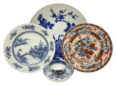 19th century Chinese blue and white export plate