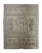 20th century Chinese tea block of rectangular form