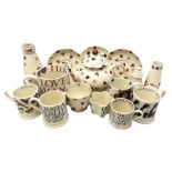 Collection of Emma Bridgewater spongeware ceramics