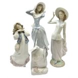 Three Lladro figures