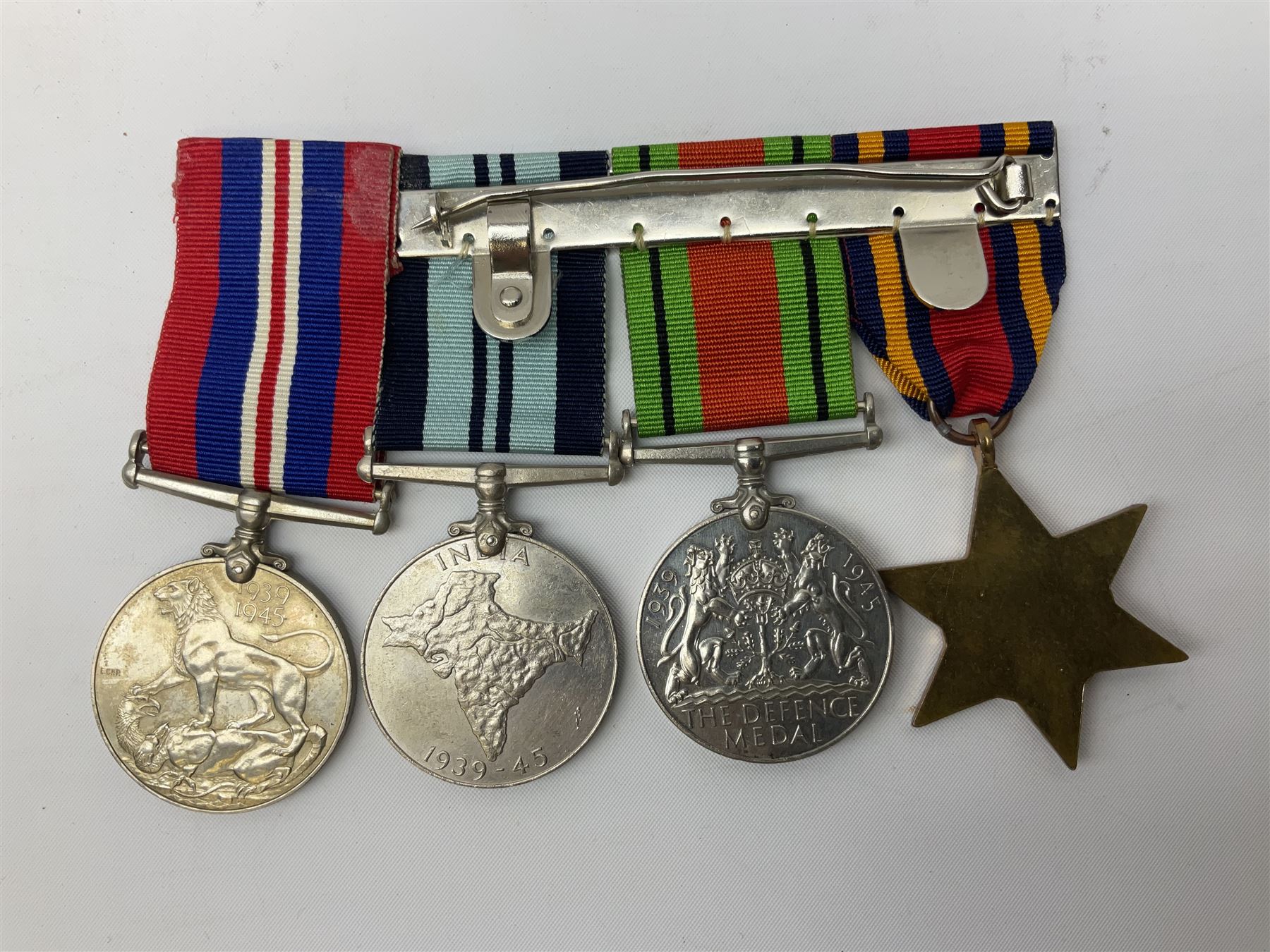 Four WWII medals comprising Burma Star - Image 9 of 9