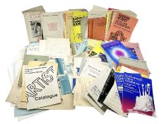 Lange quantity of 1950s and later art exhibition catalogues to include Le Salon Exposition Officiell