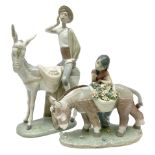 Two Lladro figures