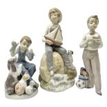 Three Lladro figures