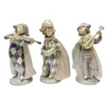 Lladro Musical Harlequins set