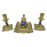 Victorian desk set