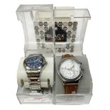 Swatch Irony chronograph stainless steel quartz wristwatch