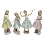 Four Lladro figures