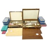 Winsor & Newton cased travelling set of oil paints