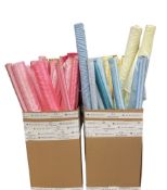 Haberdashery Shop Stock: Various rolls of fabric