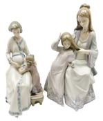 Two Lladro figures comprising Beautiful Tresses no 5757 and Great Expectations no 5650