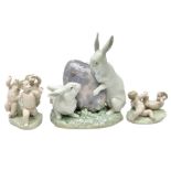 Three Lladro figures