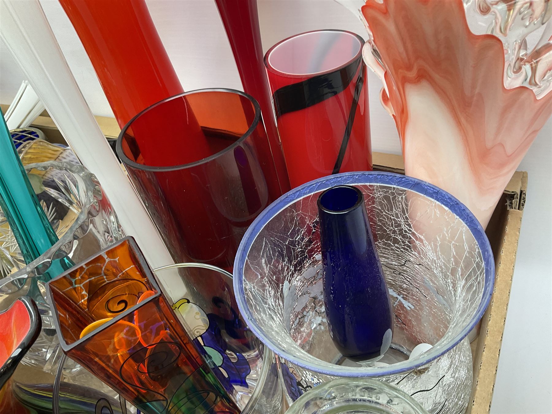 Quantity of art and murano style glass ware - Bild 8 aus 9