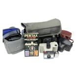 Asahi Pentax ME 35mm SLR camera with Chinon 28-50mm F3.5-4.5 Lens