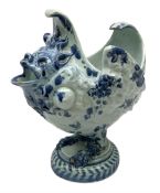 Delft jug in the form of a mythical winged bird