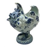 Delft jug in the form of a mythical winged bird