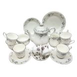 Royal Albert For All Seasons part sea set for six in the Morning Flower pattern