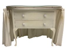 Mid-20h century kidney shaped dressing table