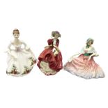 Three Royal Doulton figures