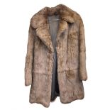 Ladies rabbit fur jacket