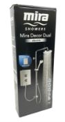 Mira Decor Dual silver electric shower