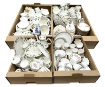 Large quantity of teawares to include Royal Doulton Etude pattern