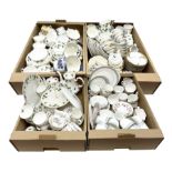 Large quantity of teawares to include Royal Doulton Etude pattern