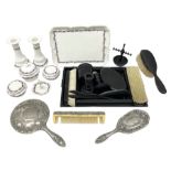 Ebony dressing table set