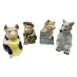 Wade Big Bad Wolf And Three Little Pigs membership figures comprising Big Bad Wolf