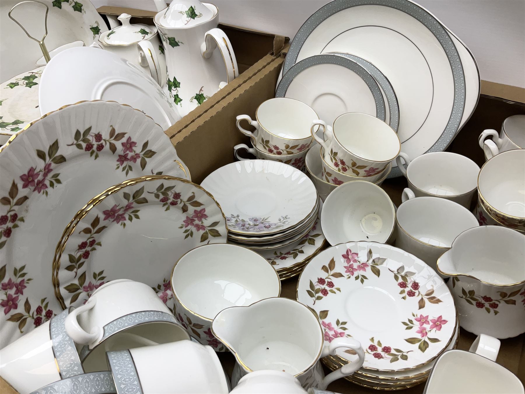 Large quantity of teawares to include Royal Doulton Etude pattern - Image 9 of 15