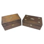 Wooden Victorian sewing box