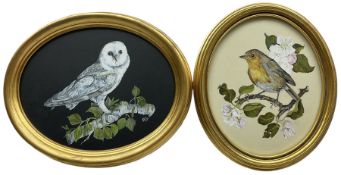 Alice (British 20th century): 'Barn Owl' and 'Robin'