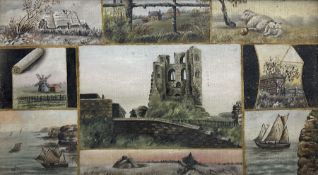 English Naive School (Early 20th century): Scarborough Castle