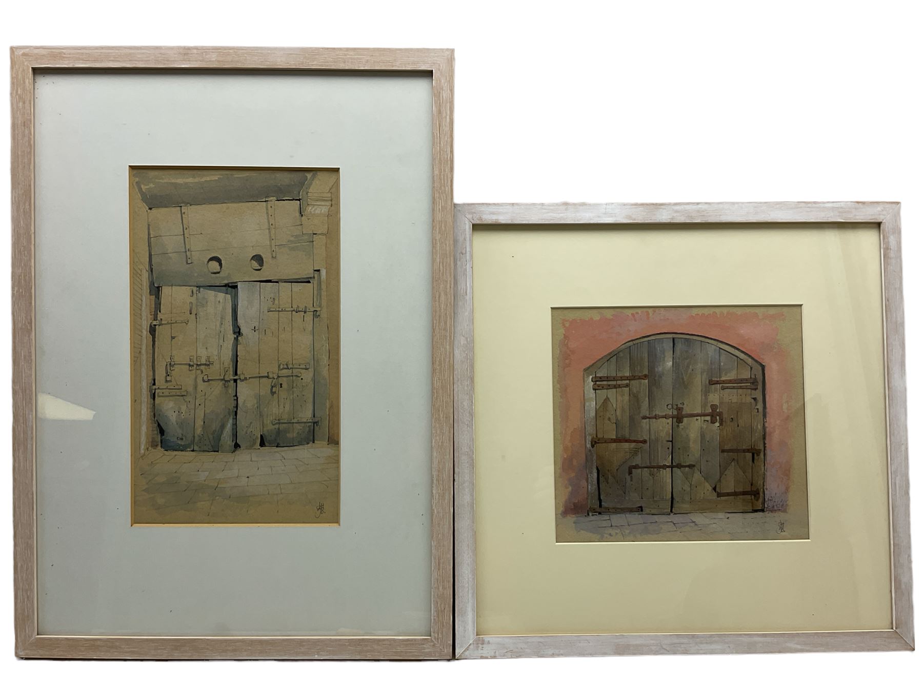 John Hutchinson ( Northern British 1935-2018 ): 'Old Gate' and 'Door in Campiello D. Remer' - Image 2 of 2