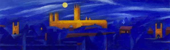 David Carson Shaw (British 1942-): 'Cathedral Moon'