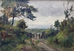 John Robert Exley (Lancashire 1890-1979): Gated Field