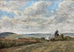 William Francis Strickland (1912-2000): 'Clayton Windmills' Nr. Brighton