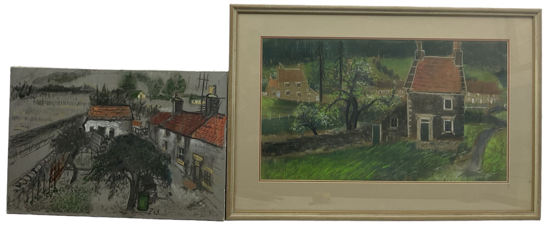 Pat Faust (British fl.1950-2000): 'Hutton-Le-Hole' and Garden Landscape - Image 2 of 2