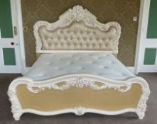 Rococo style 6' Super Kingsize bed