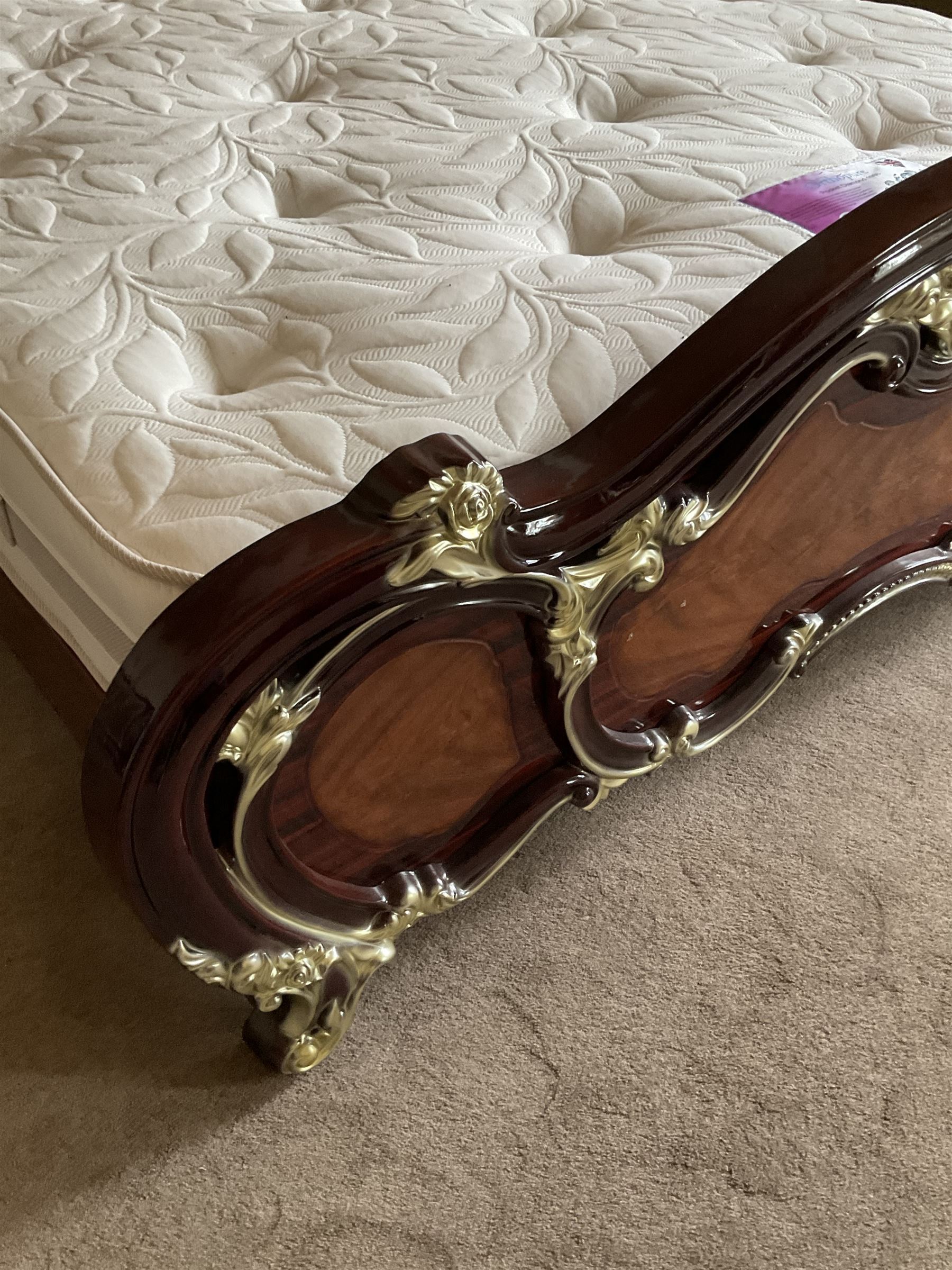 Rococo style 6' Super Kingsize bed - Bild 3 aus 6